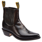 Botines Charros de Piel Acabado Camaleon Color Cafe DIE-63VC07